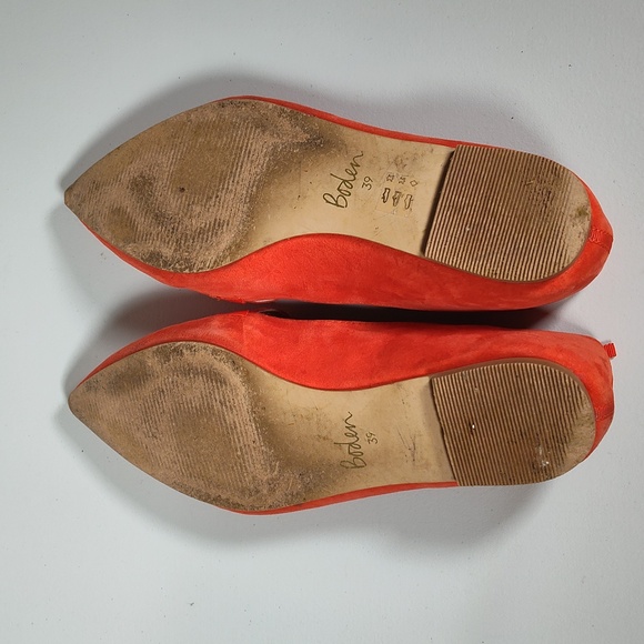 Boden Abbie orange suede loafers 39 - Picture 12 of 15